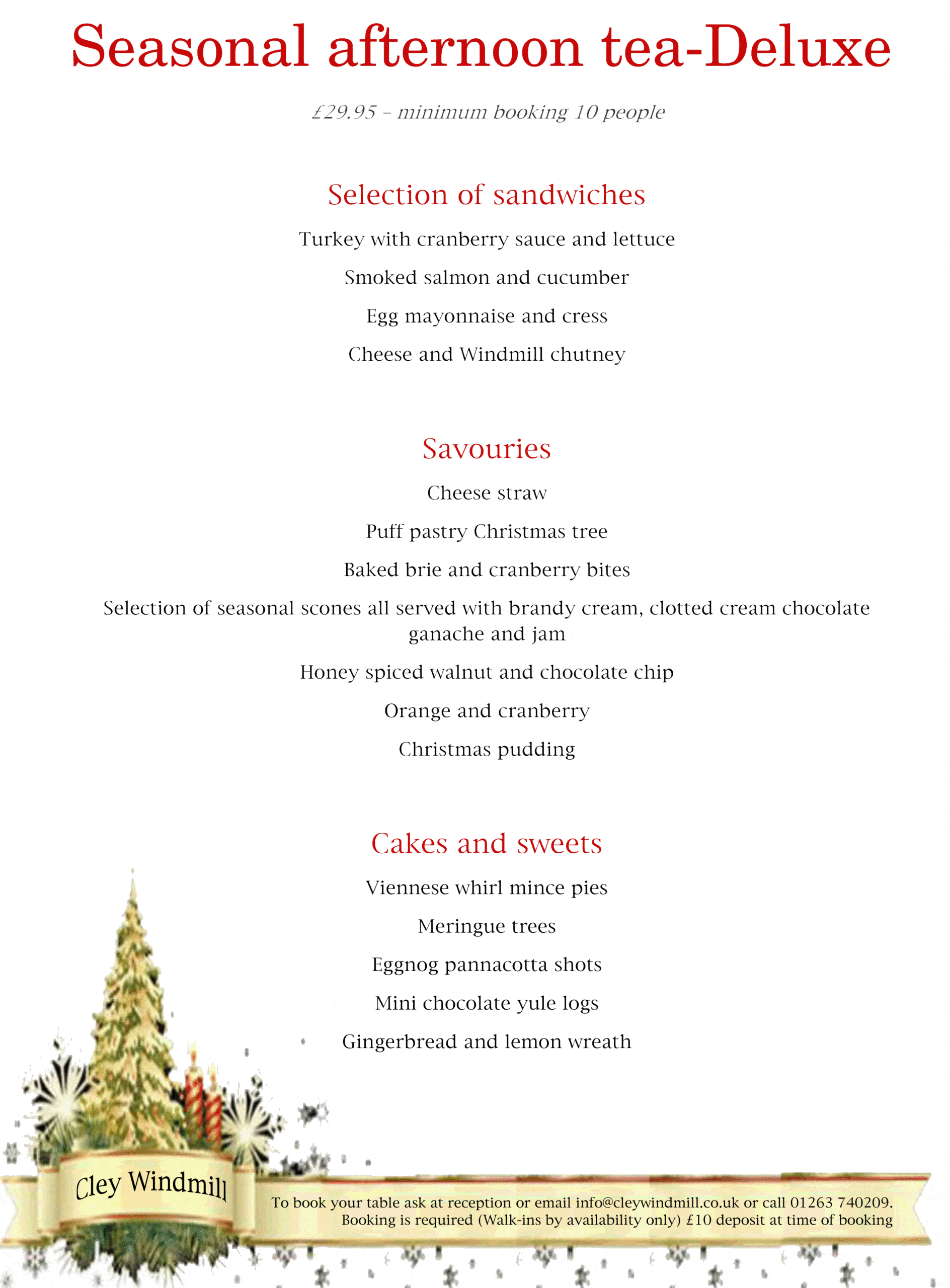 Christmas menus 2025-aft delux