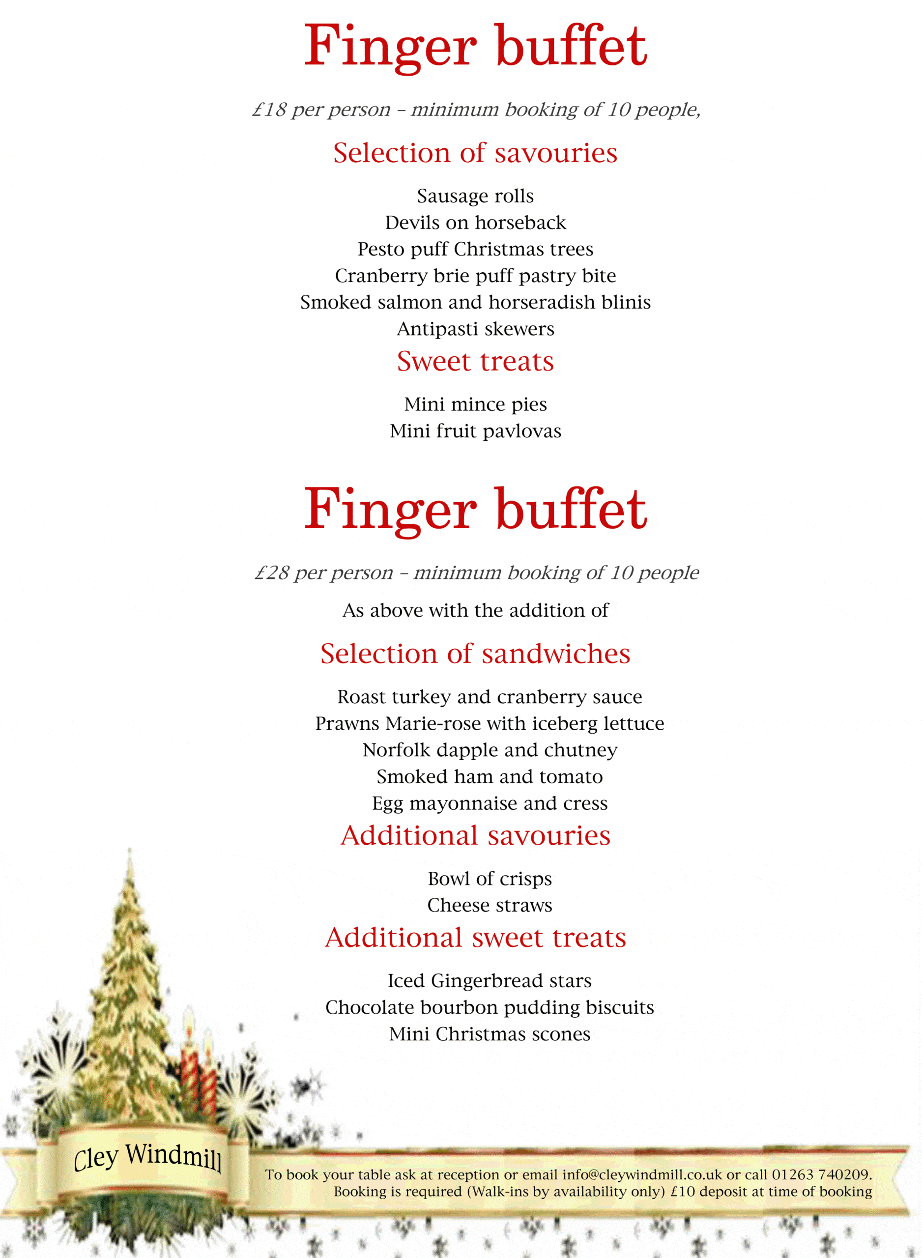Christmas menus 2025-finger