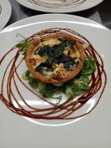 spinach flan