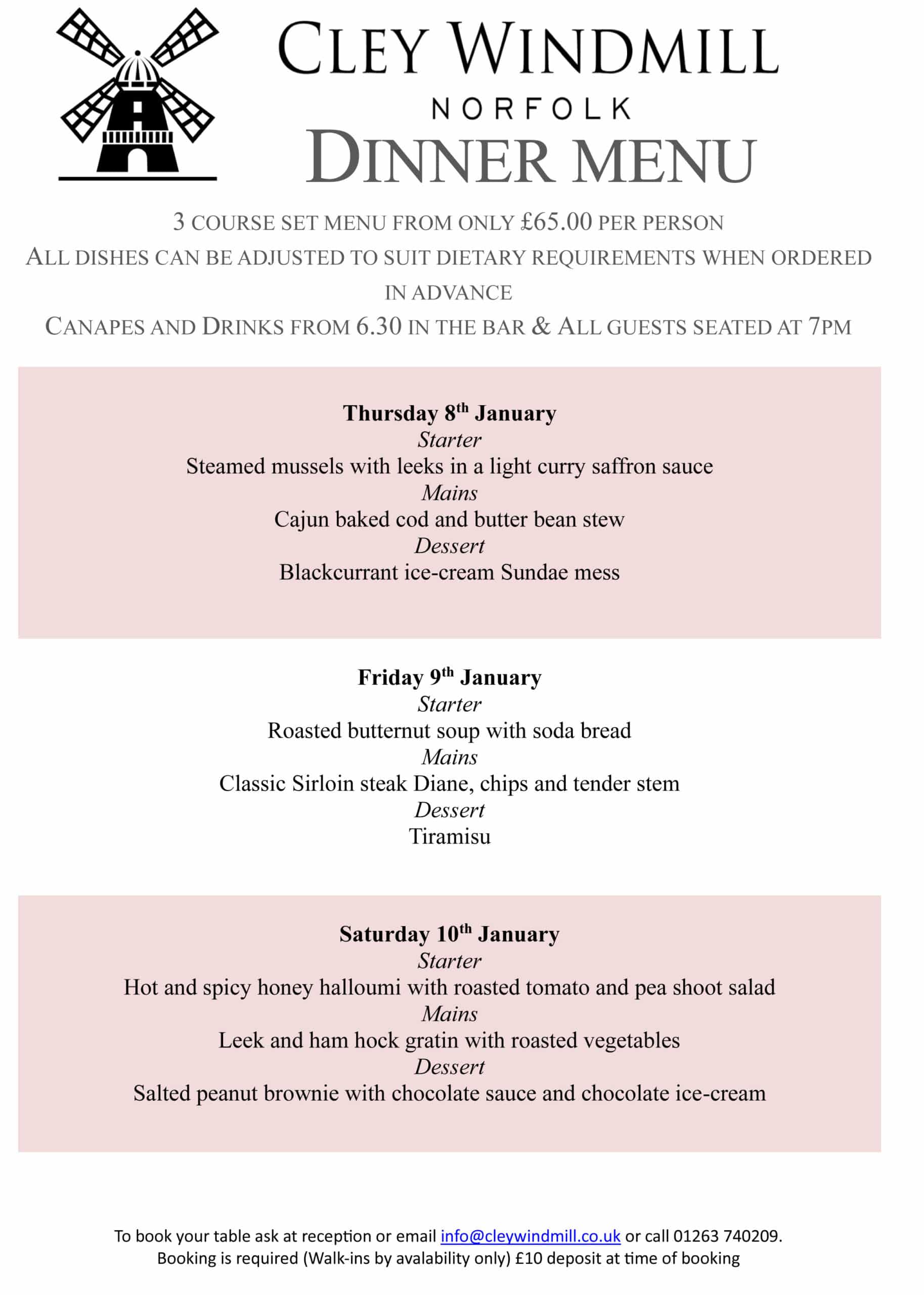 Thursday 8th January